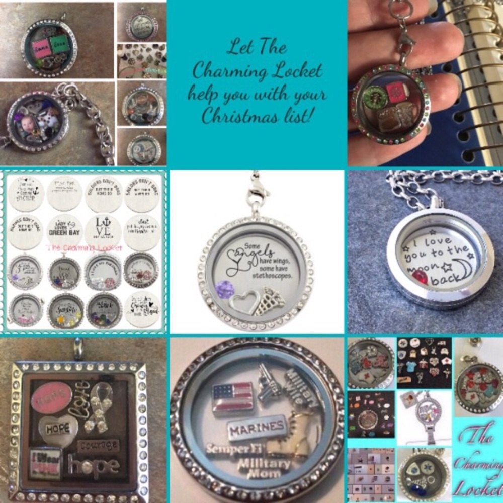 Personalized Floating Lockets Help with Your List!